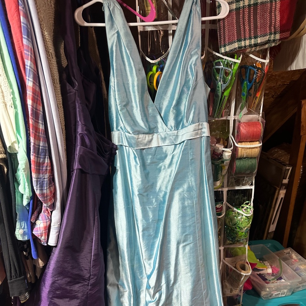 Jenny Yoo Tiffany Blue Bridesmaid Dress